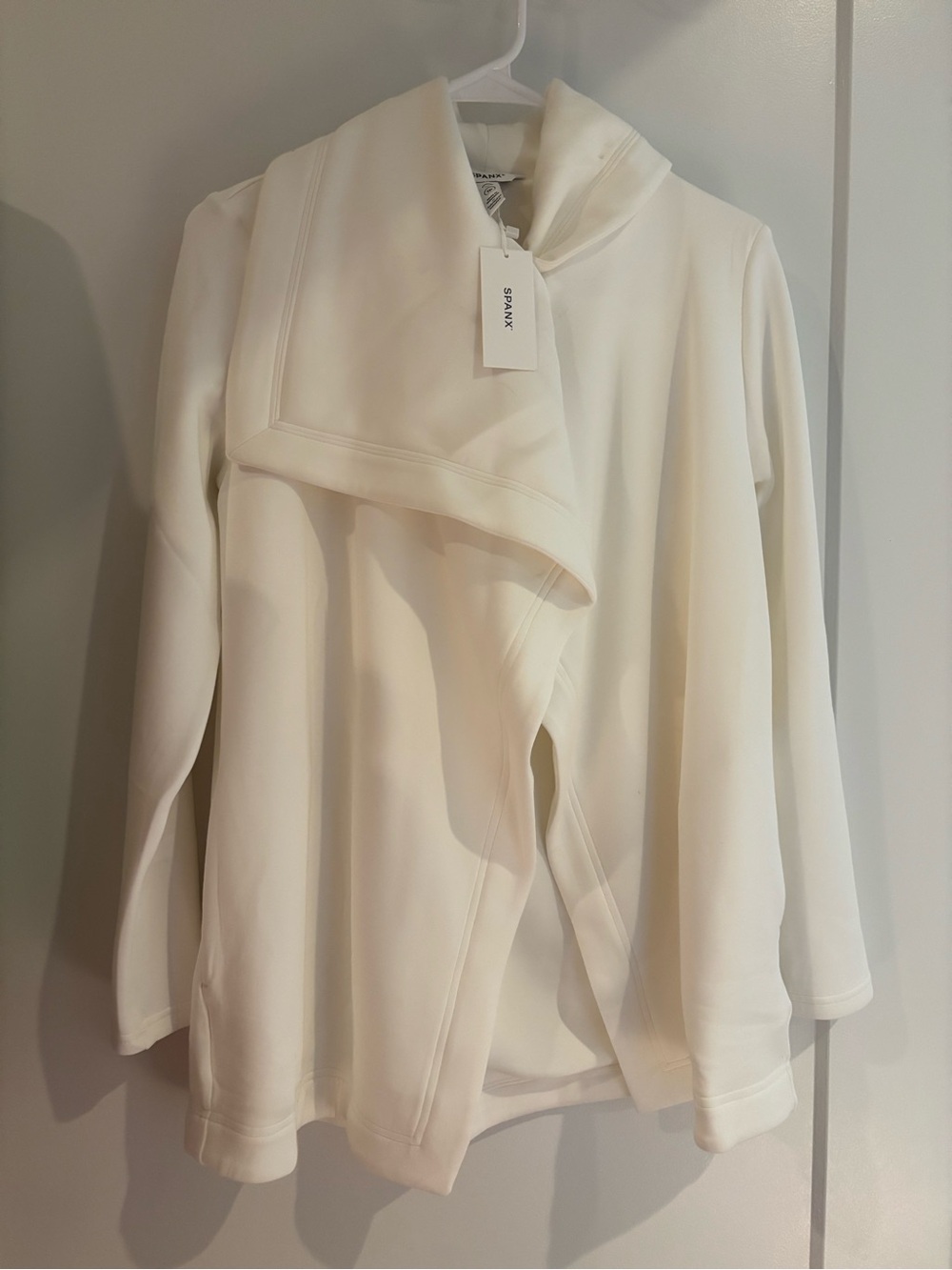 SPANX Cream Sculpted Neckline Jacket
